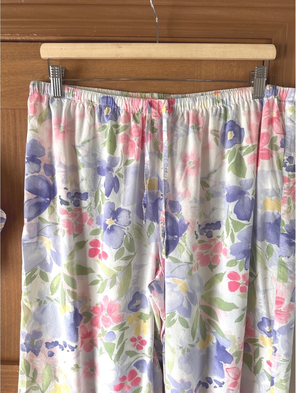 Lauren Ralph Lauren Black Label Short 2-Piece Pajama Set Floral Women’s Large - Picture 7 of 15